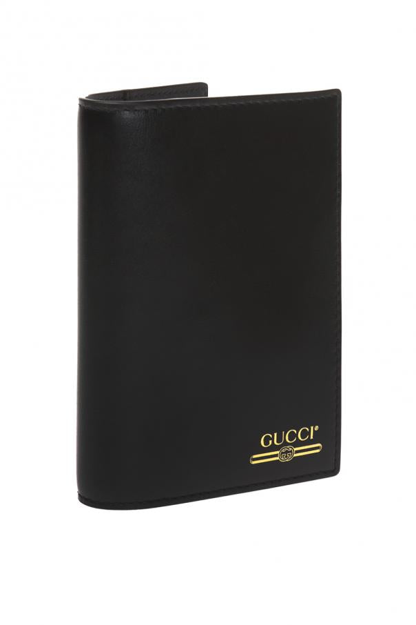 Gucci Bifold Passport Holder in Black
