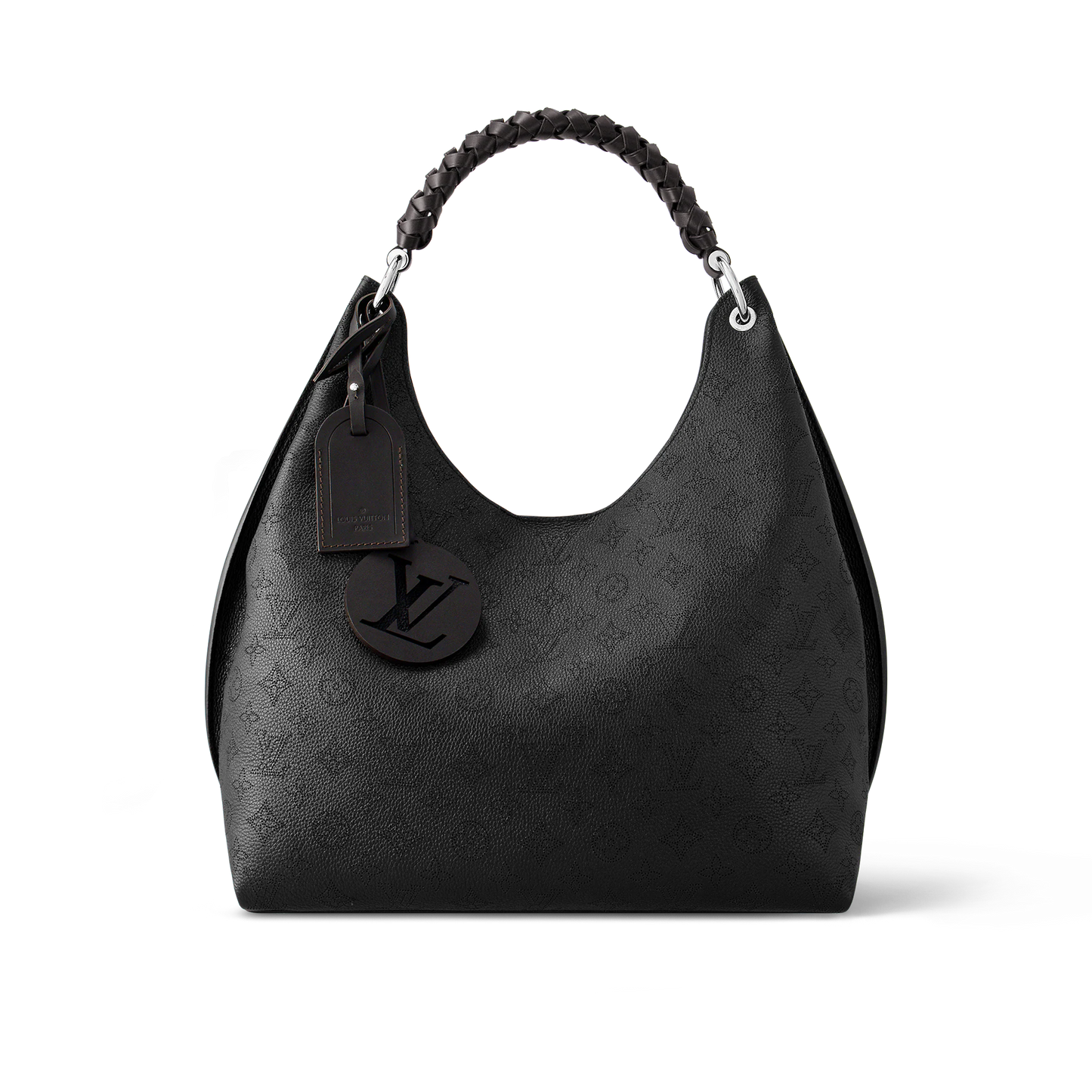 Louis Vuitton Carmel Mahina Leather Black Bag