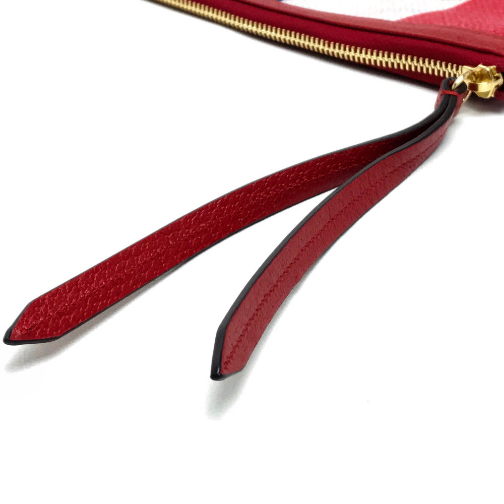 GUCCI Clutch bag 524788 Canvas / leather Red Men's Women Baia de la Silvi stripes