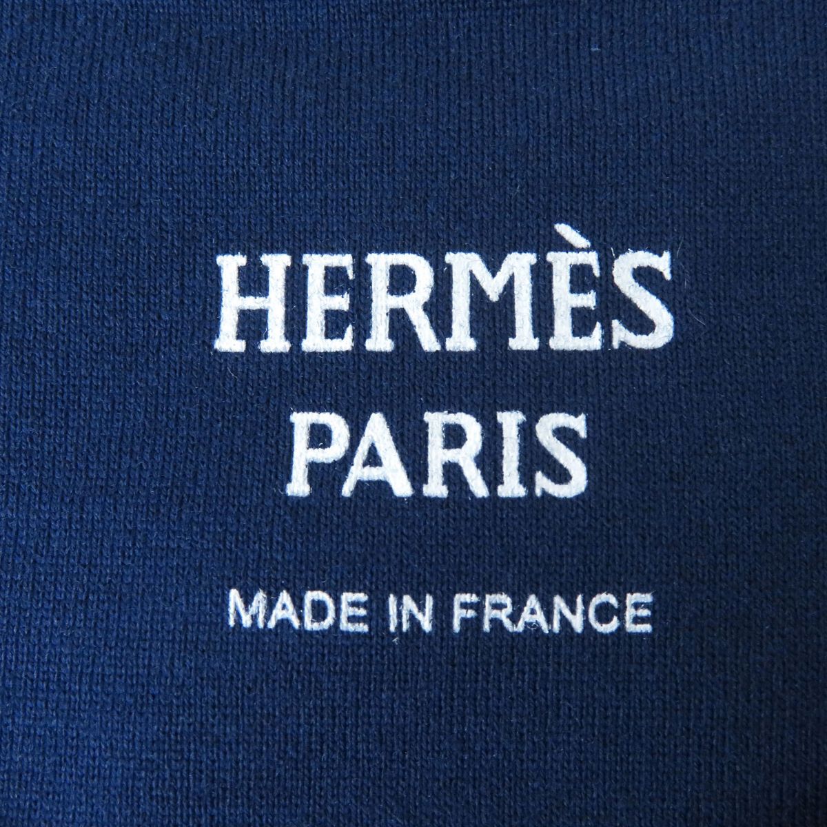 HERMES one piece cotton blue 34