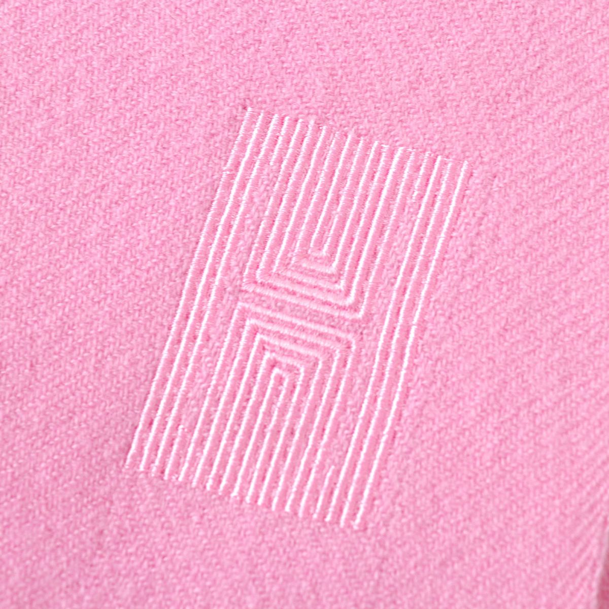 HERMES Stall Main: 100% cashmere pink Women Used