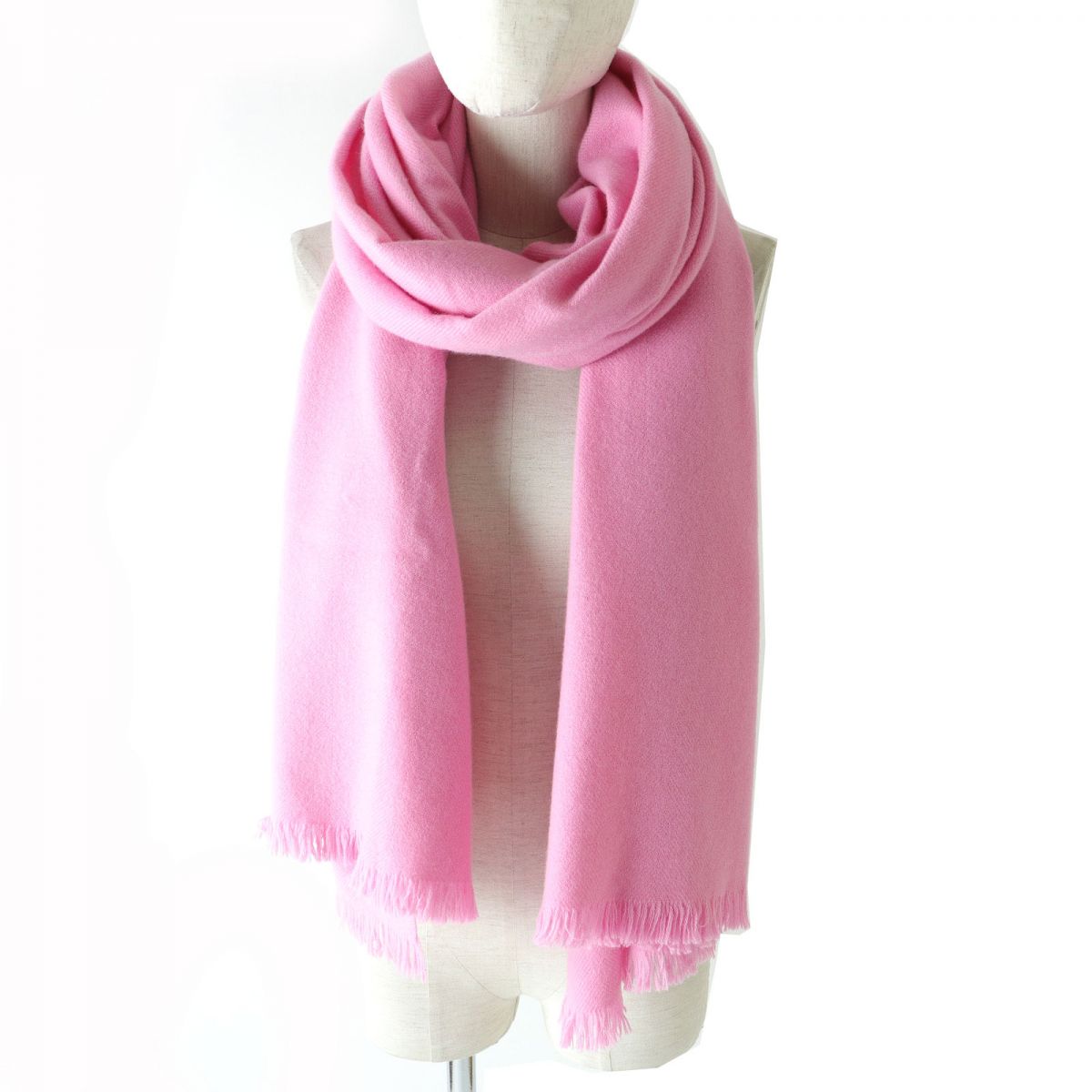 HERMES Stall Main: 100% cashmere pink Women Used