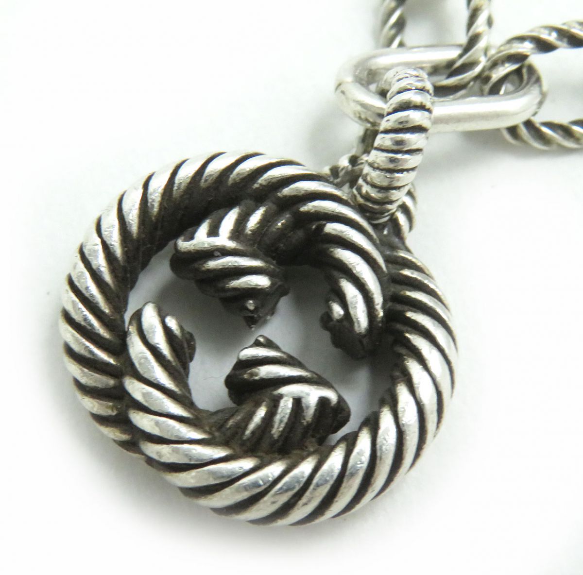 GUCCI bracelet Main�FAG925 Silver mens 18 Used