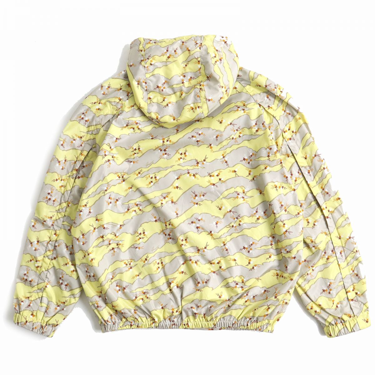 GUCCI Hoodie 703189 Main: 100% polyester Yellow x Gray type mens 46 Used