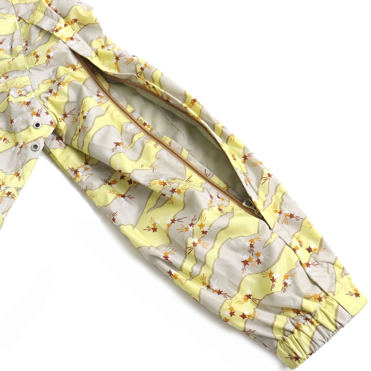 GUCCI Hoodie 703189 Main: 100% polyester Yellow x Gray type mens 46 Used