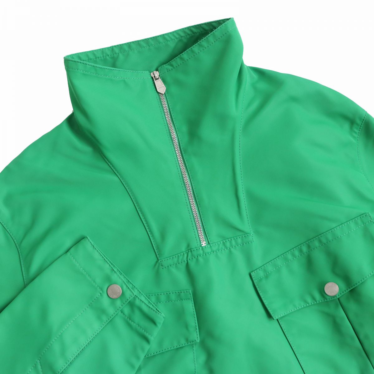 HERMES pullover *See photo. green mens Used
