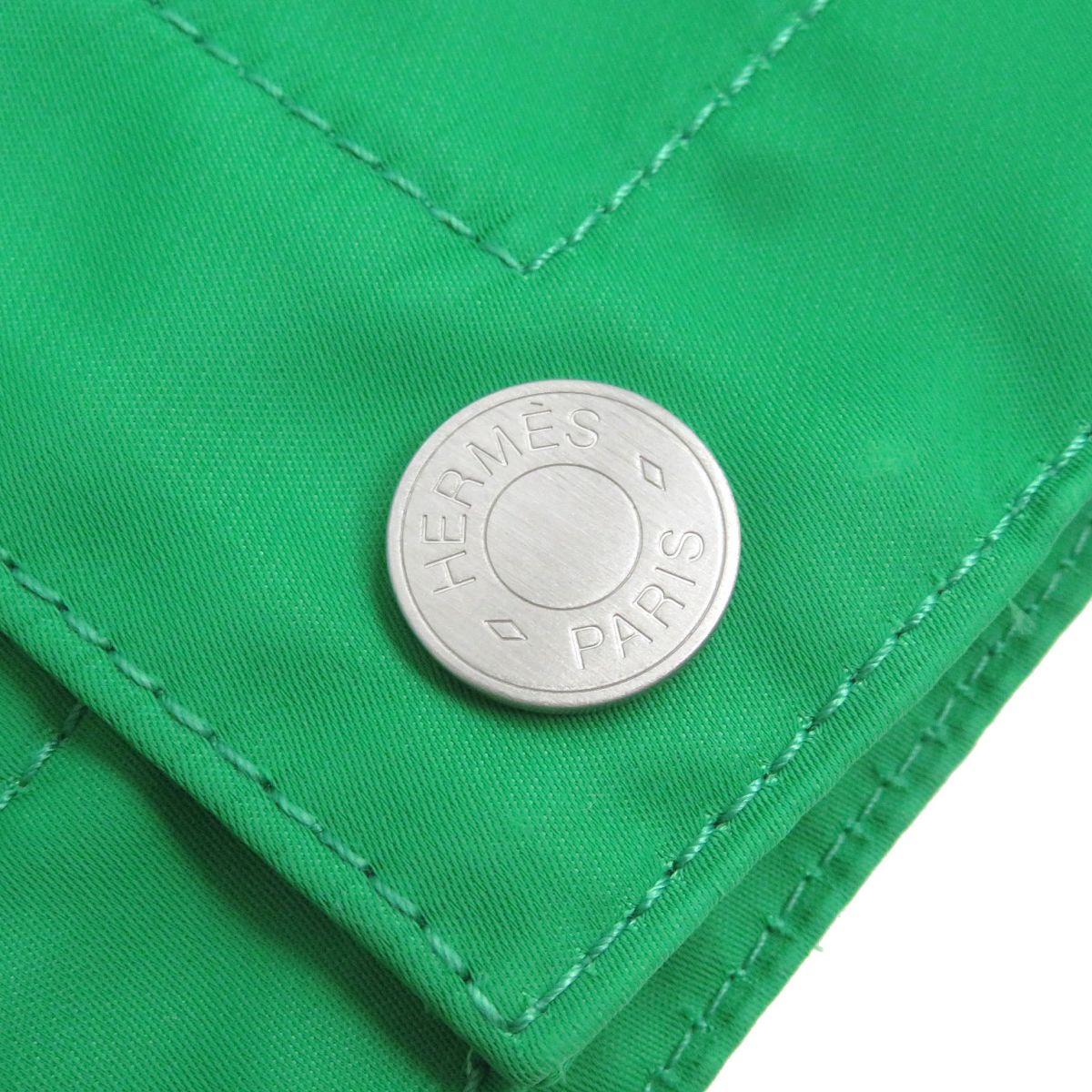 HERMES pullover *See photo. green mens Used