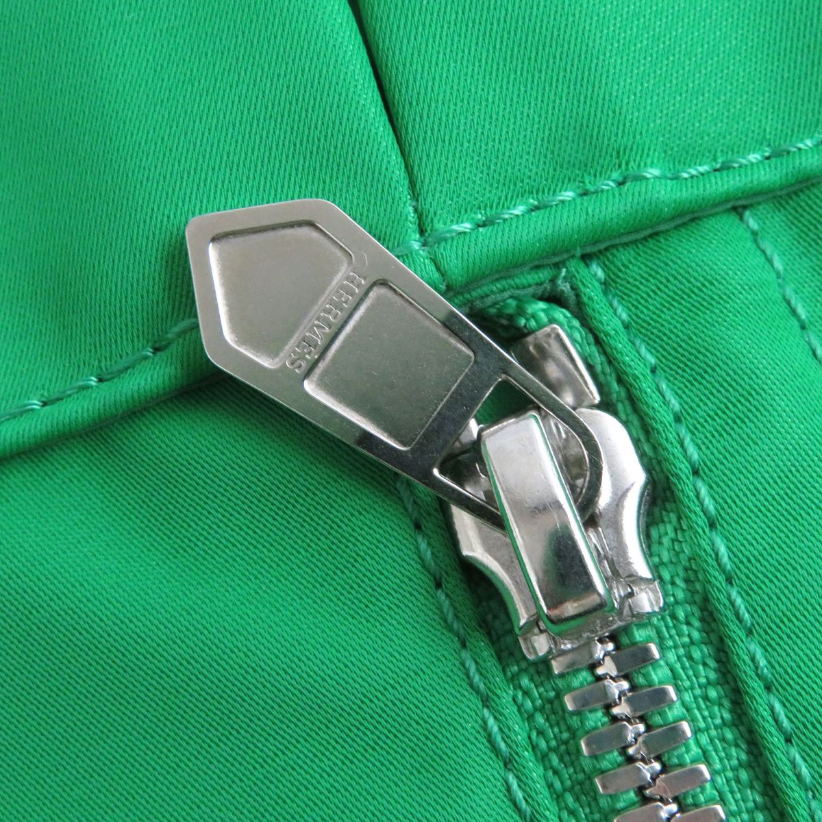HERMES pullover *See photo. green mens Used