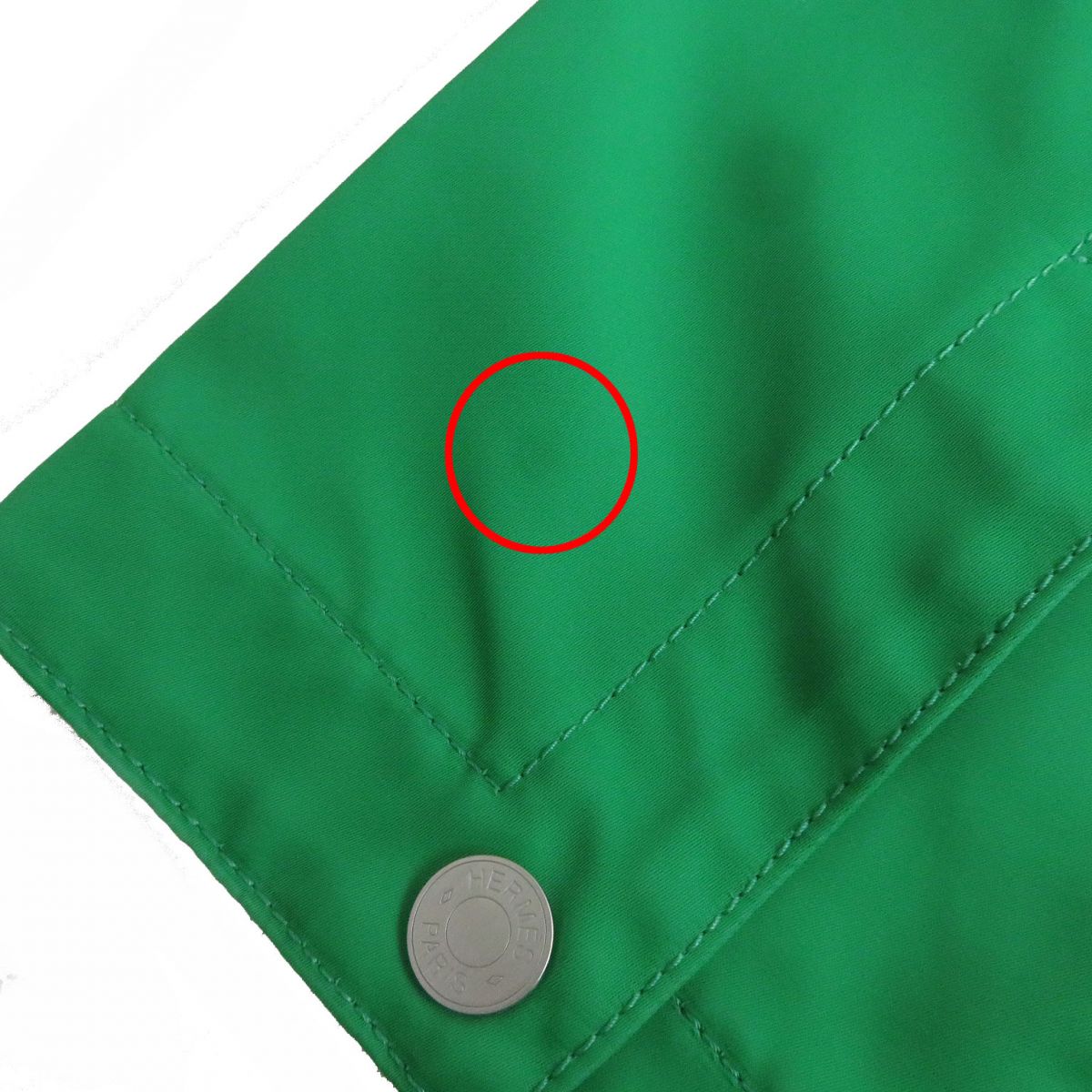 HERMES pullover *See photo. green mens Used