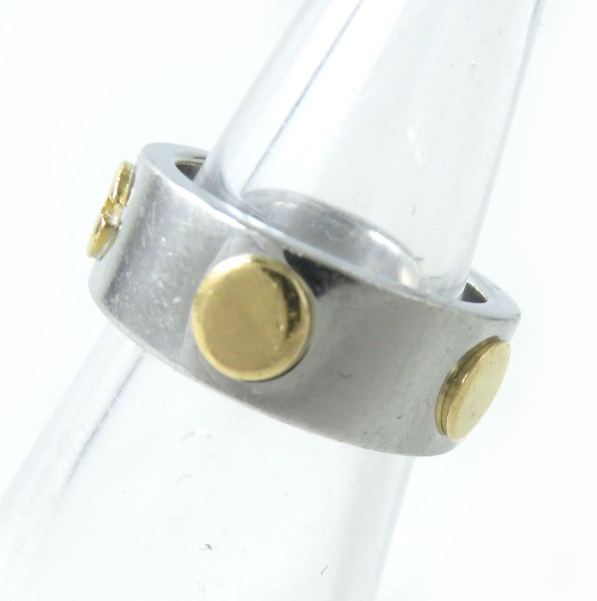 GUCCI Ring - Silverx Gold Women Used