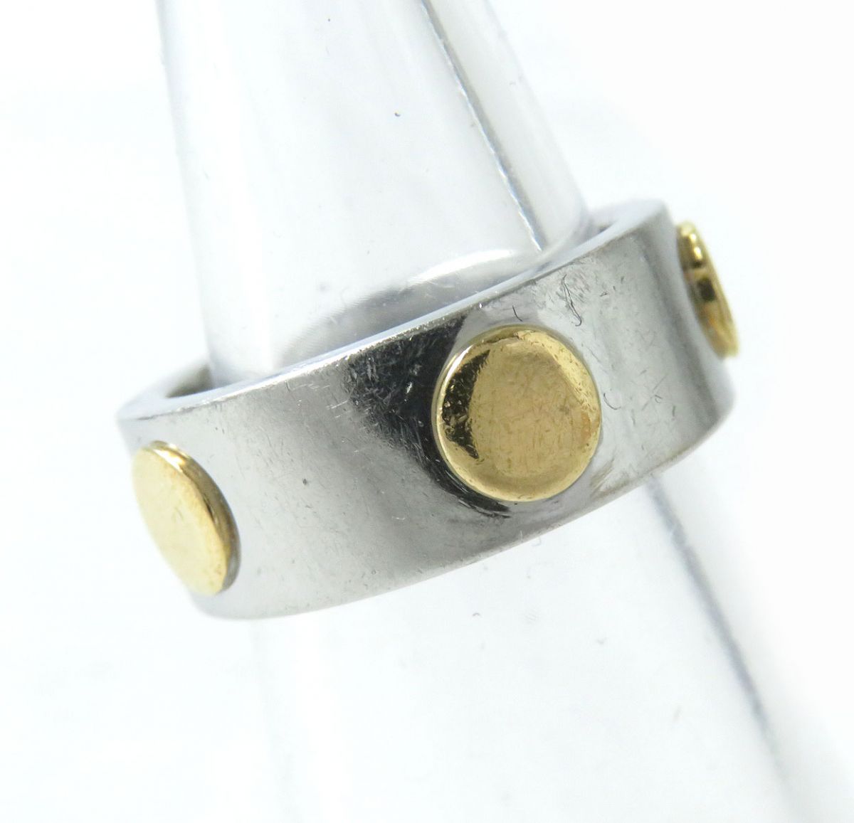 GUCCI Ring - Silverx Gold Women Used