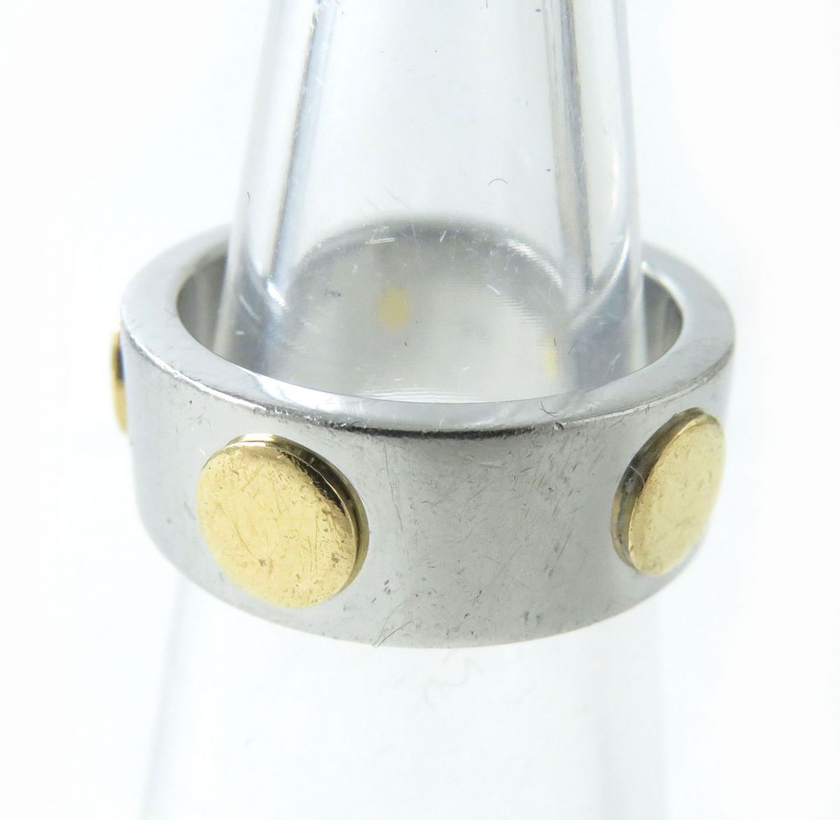 GUCCI Ring - Silverx Gold Women Used