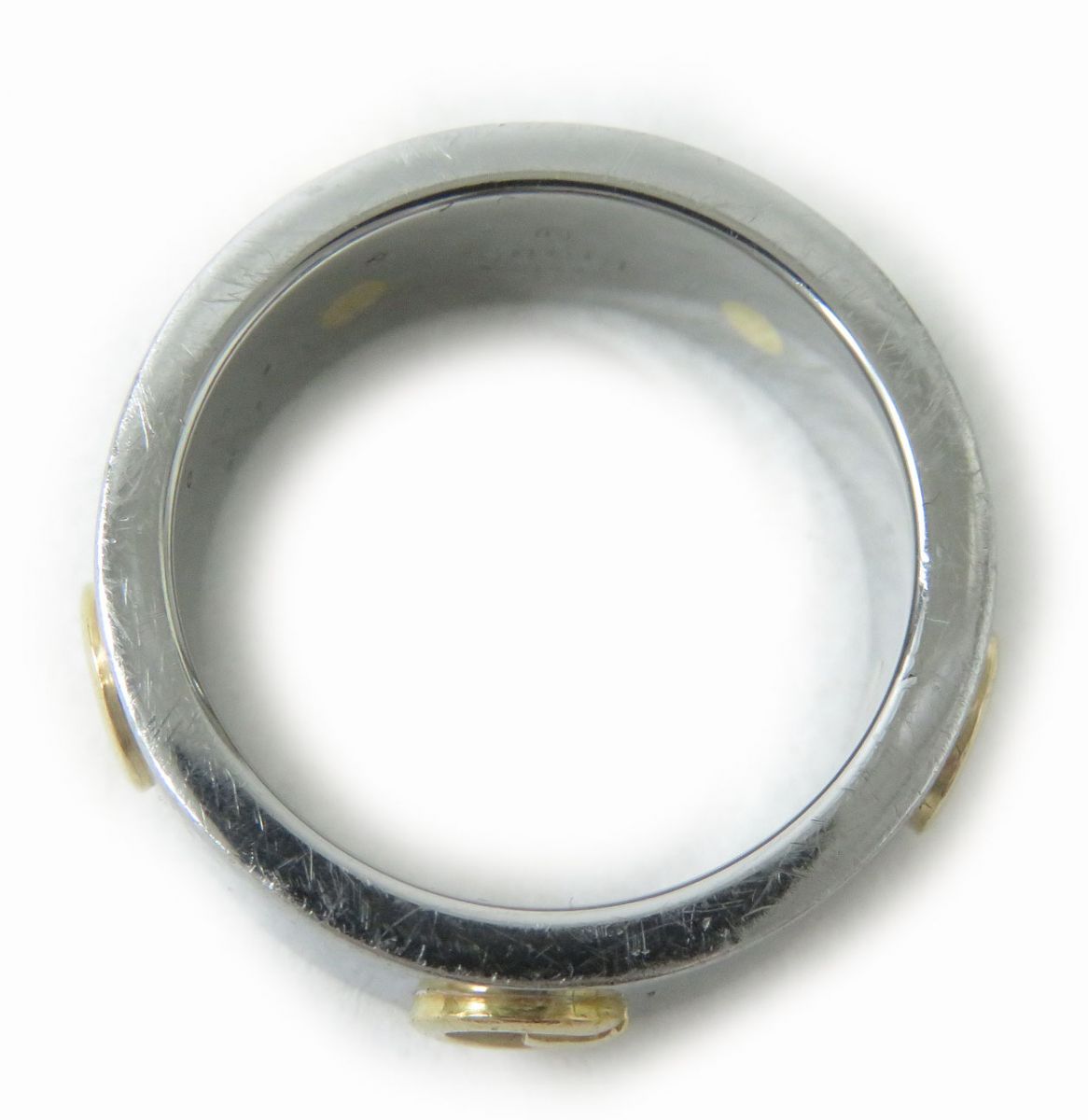 GUCCI Ring - Silverx Gold Women Used