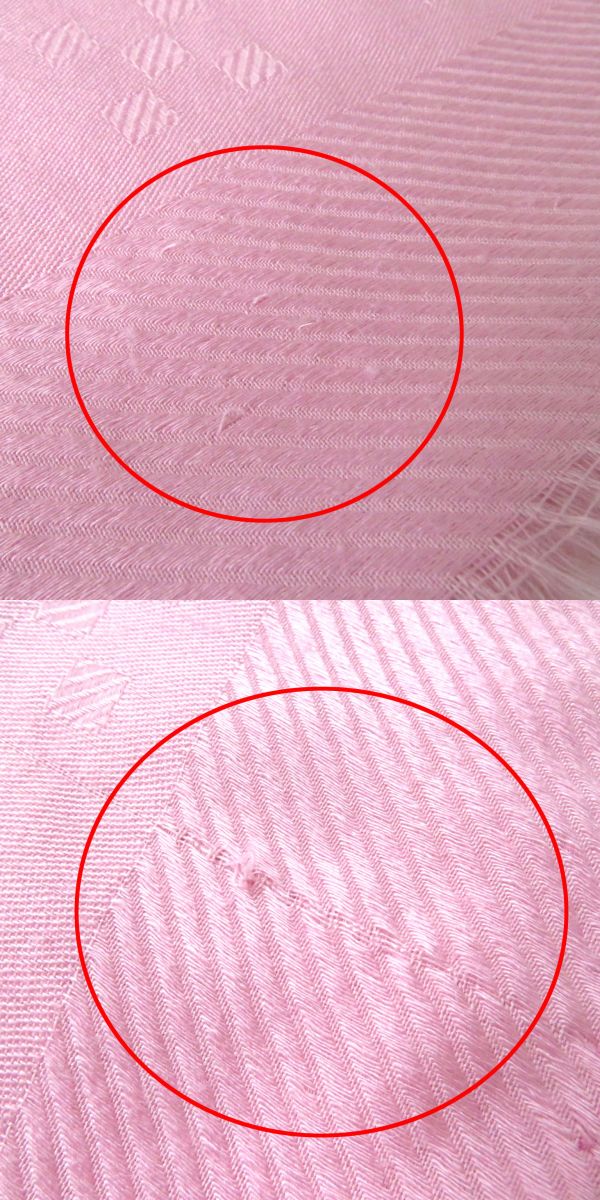 GUCCI Stall Main: 70% wool, Main: 30% silk pink Women Used