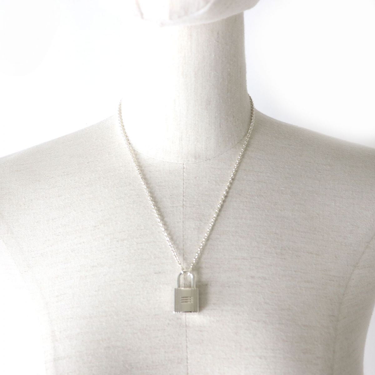 HERMES Necklace Main�FAG925 Silver Women Used