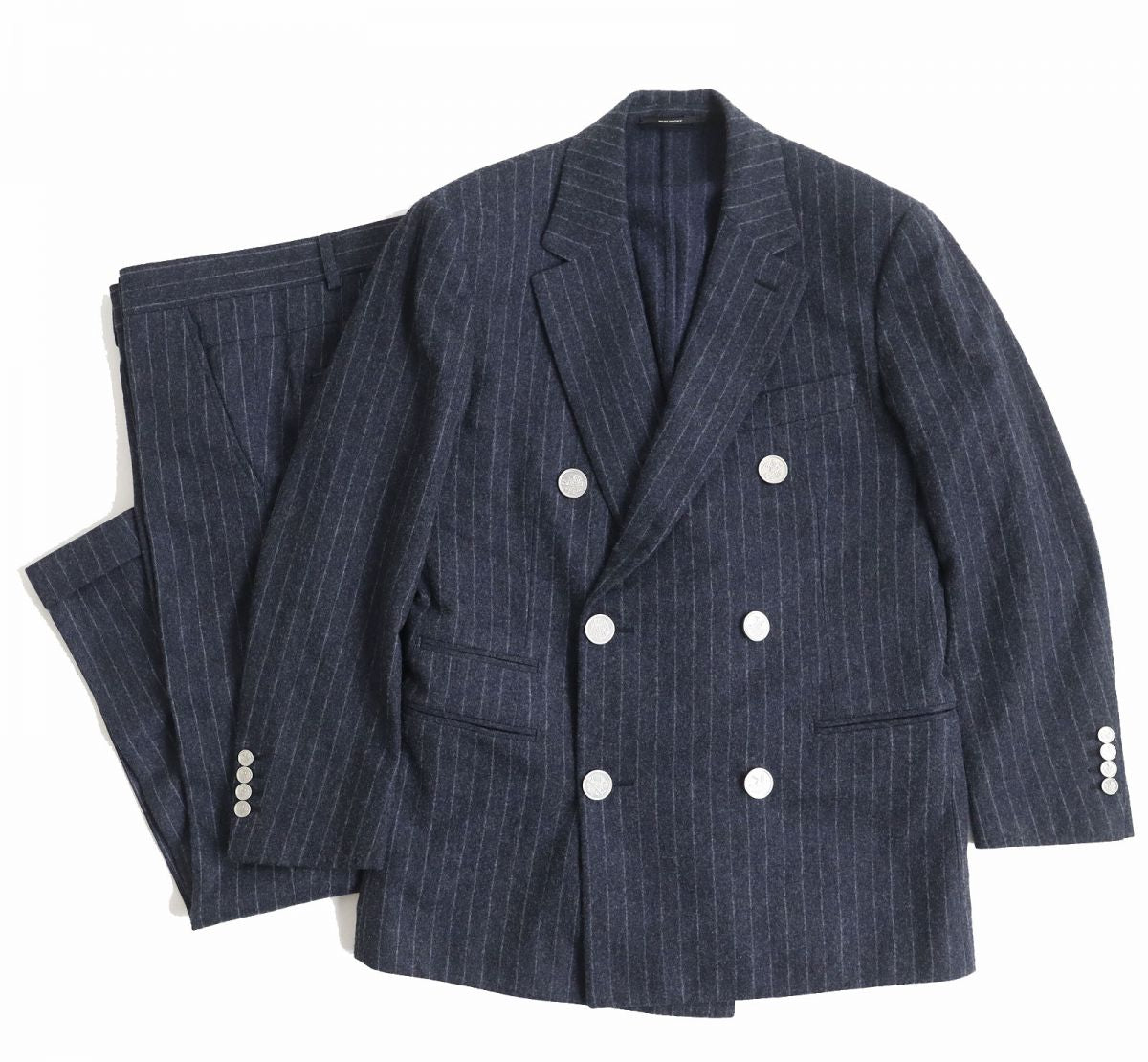 HERMES suit Outer: 100% wool, Lining: 100% cupra, Part: 100% cotton Navy mens Used