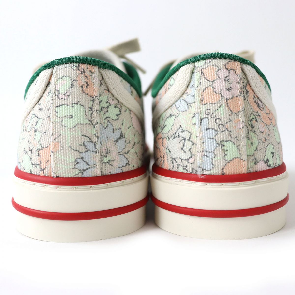 GUCCI sneakers Canvas Rubber Ivoryx multicolor Women 34.5 Used