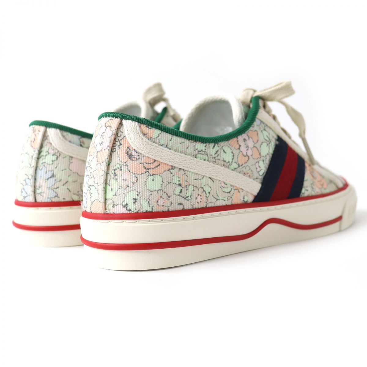 GUCCI sneakers Canvas Rubber Ivoryx multicolor Women 34.5 Used
