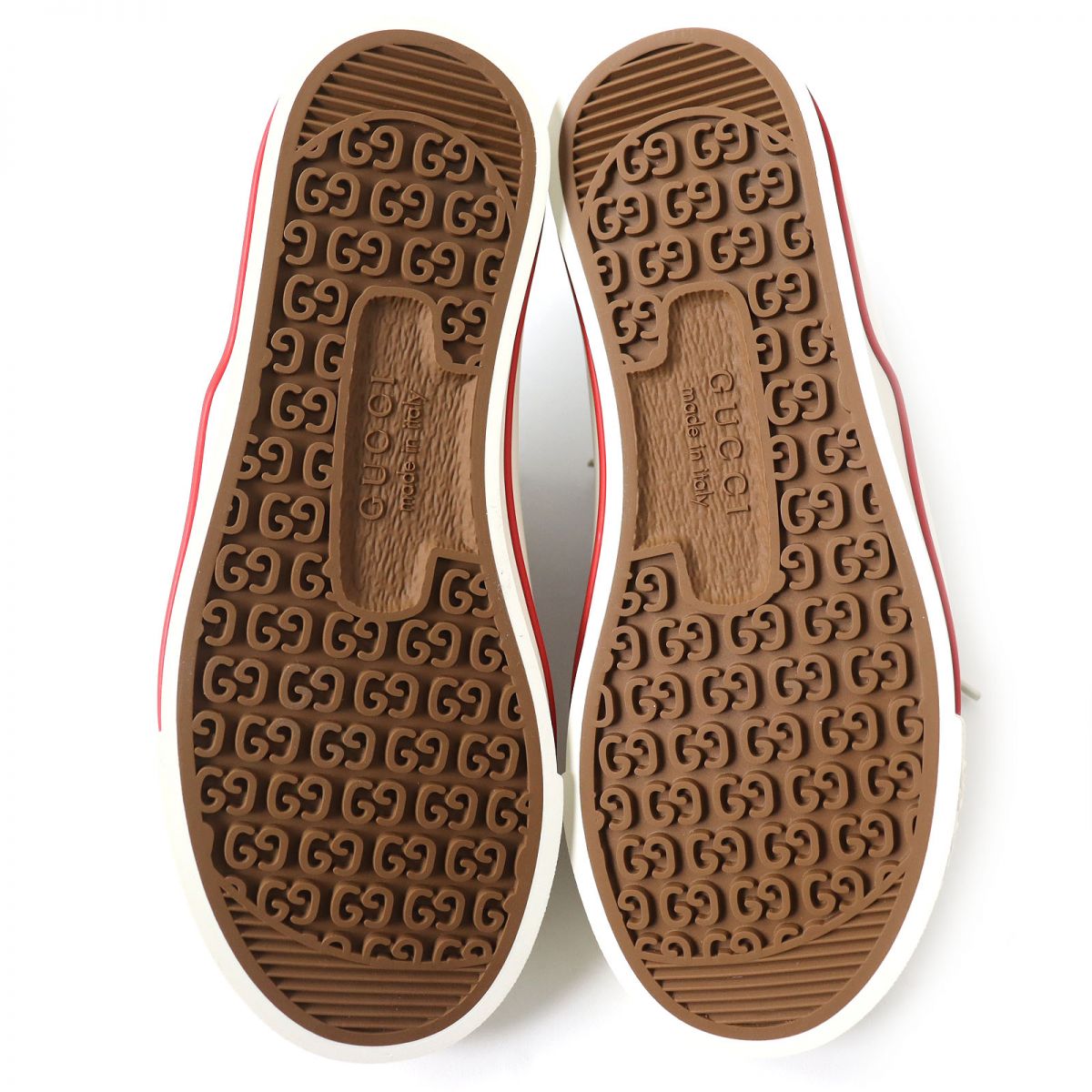 GUCCI sneakers Canvas Rubber Ivoryx multicolor Women 34.5 Used