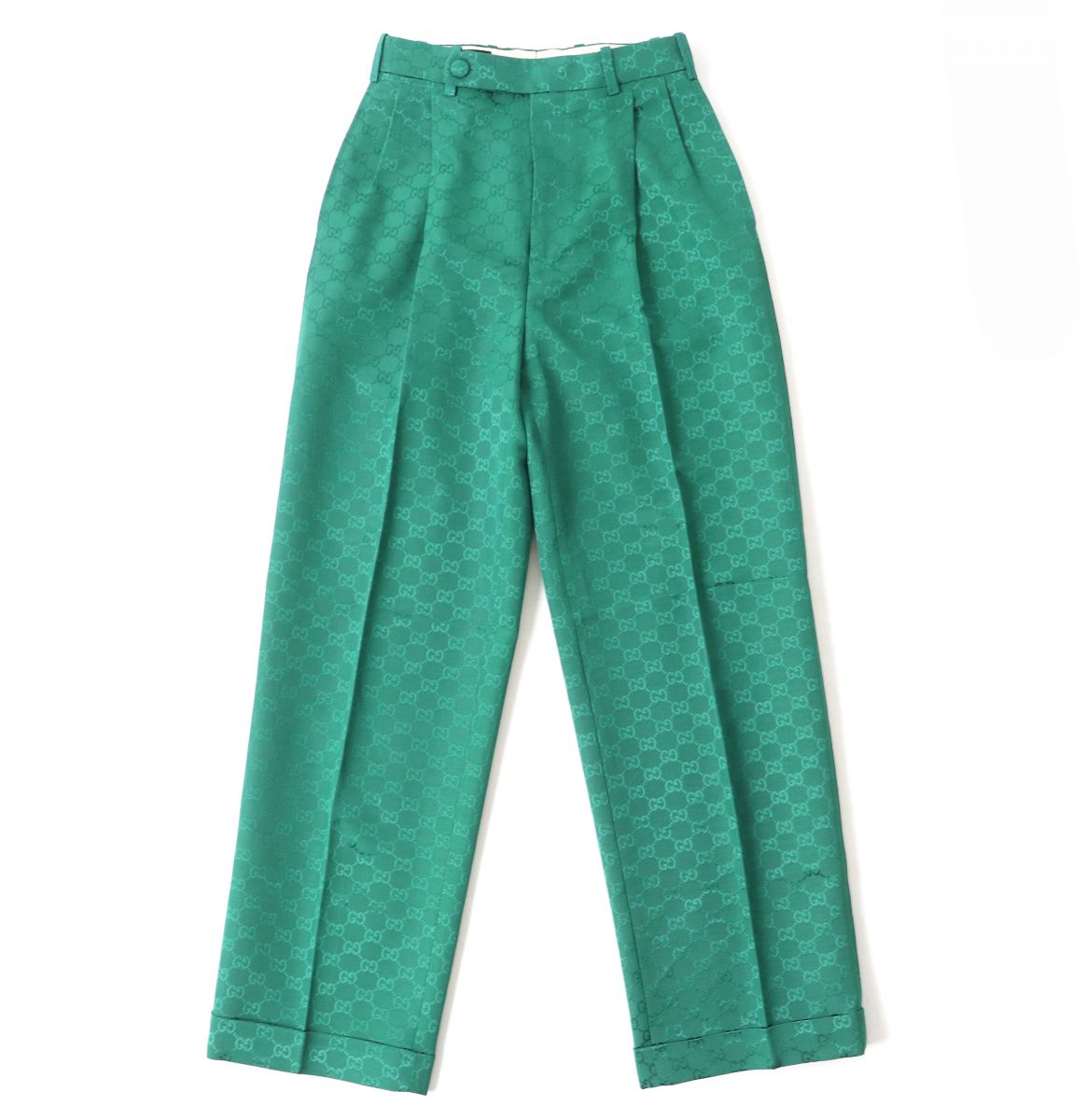GUCCI Pants Main: 59% cotton, 41% rayon green Women 36 Used