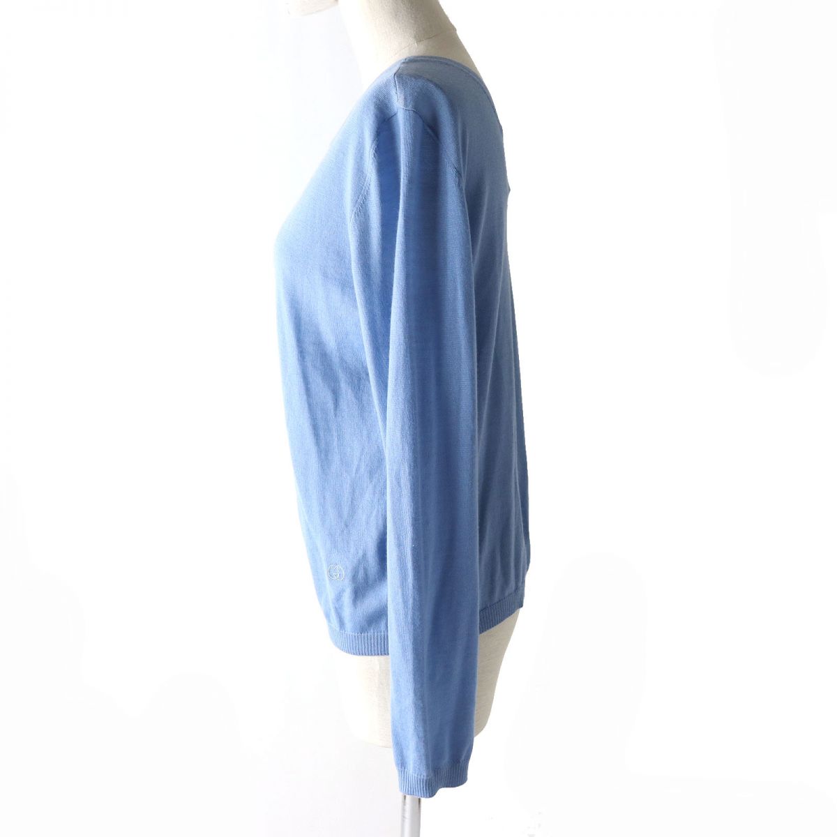 GUCCI knit Main: 100% cashmere Blue type Women M Used