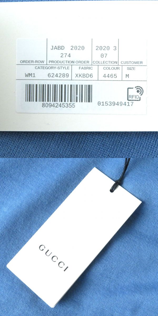 GUCCI knit Main: 100% cashmere Blue type Women M Used