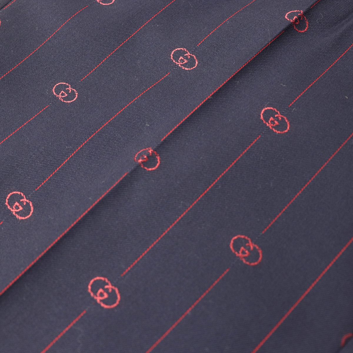 GUCCI Pants Main: 99% wool, Main: 1% silk, Part: 100% polyester Navy x red Women 38 Used