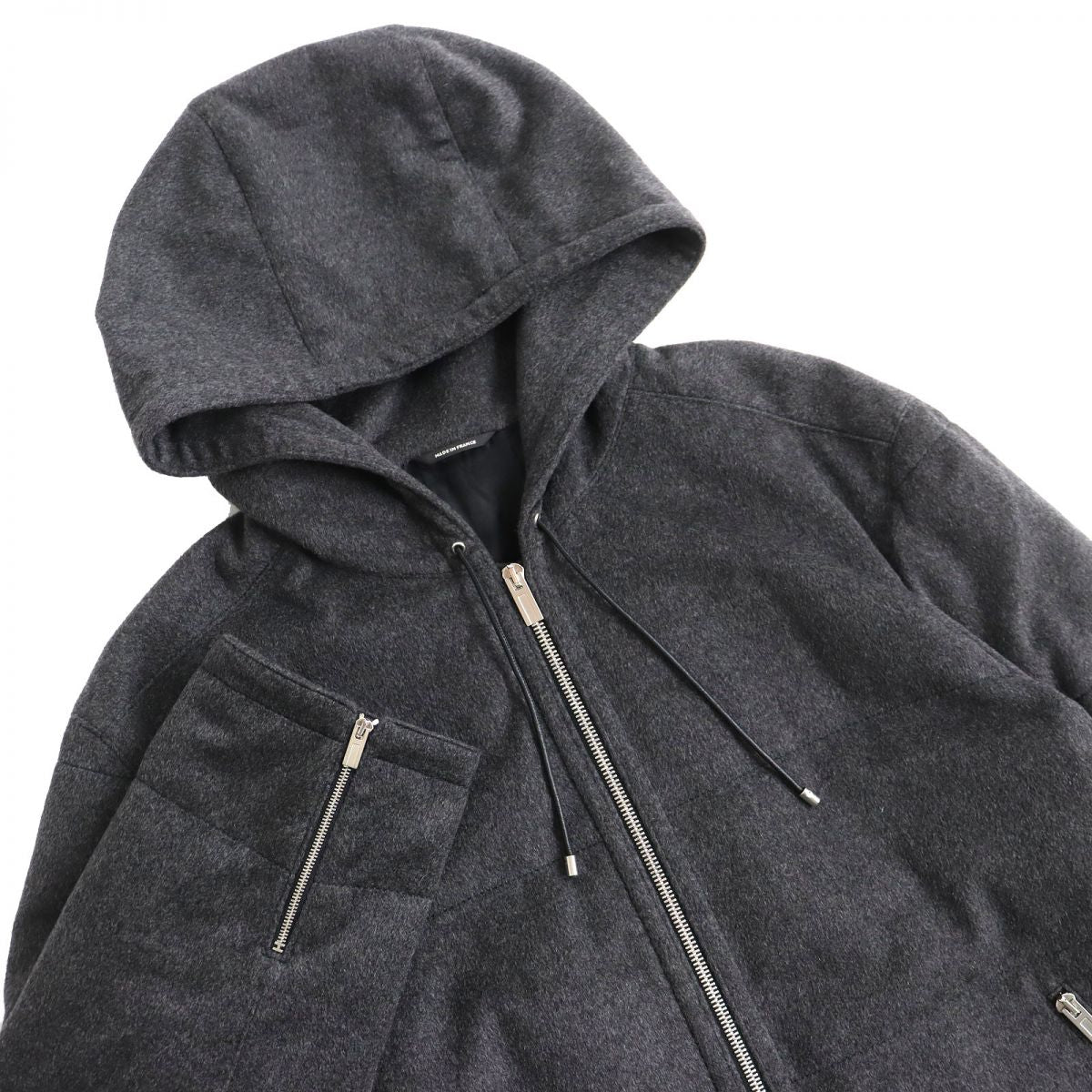 HERMES Down jacket *See photo. Charcoal gray (dark gray) mens Used