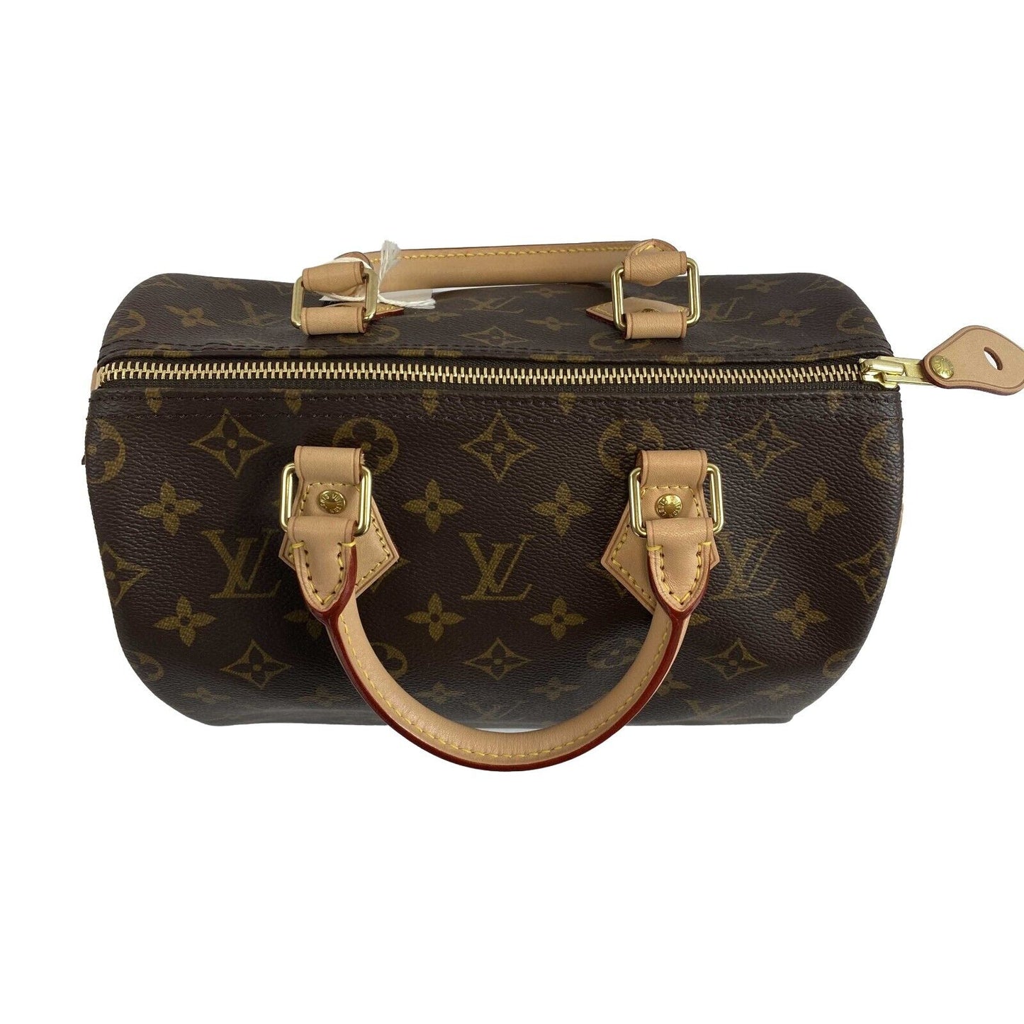 LOUIS VUITTON - Excellent - Speedy 25 - Brown Monogram Coated Canvas Satchel