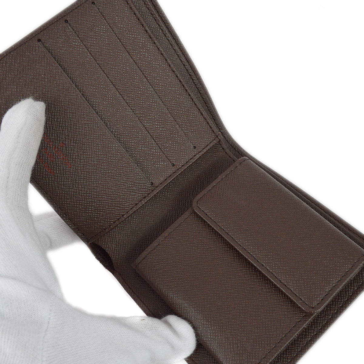 Louis Vuitton 2005 Damier Porte Billet Cartes Credit Monnaie Wallet N61665