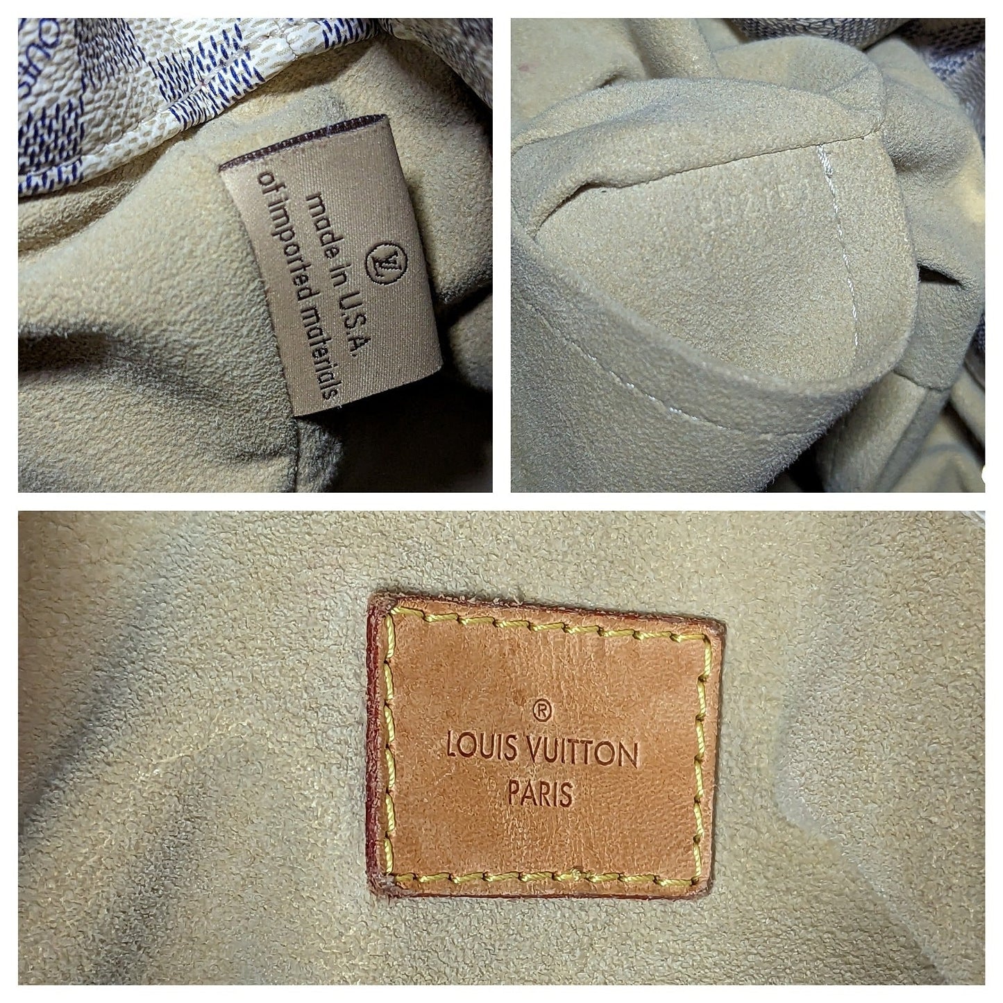 Louis Vuitton 2013 Damier Azur Canvas Artsy MM Hobo