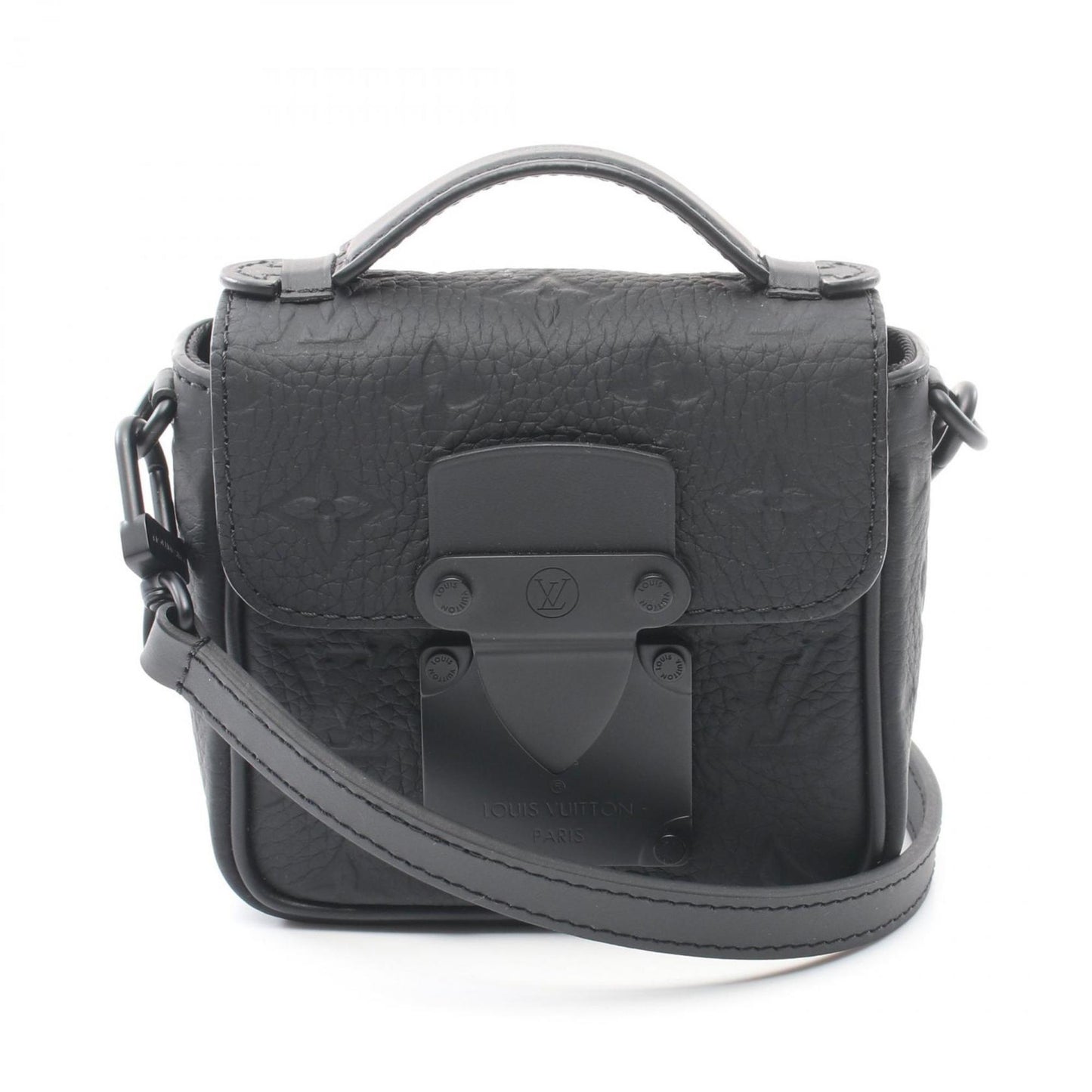 Louis Vuitton  Noir Monogram Leather Handbag
