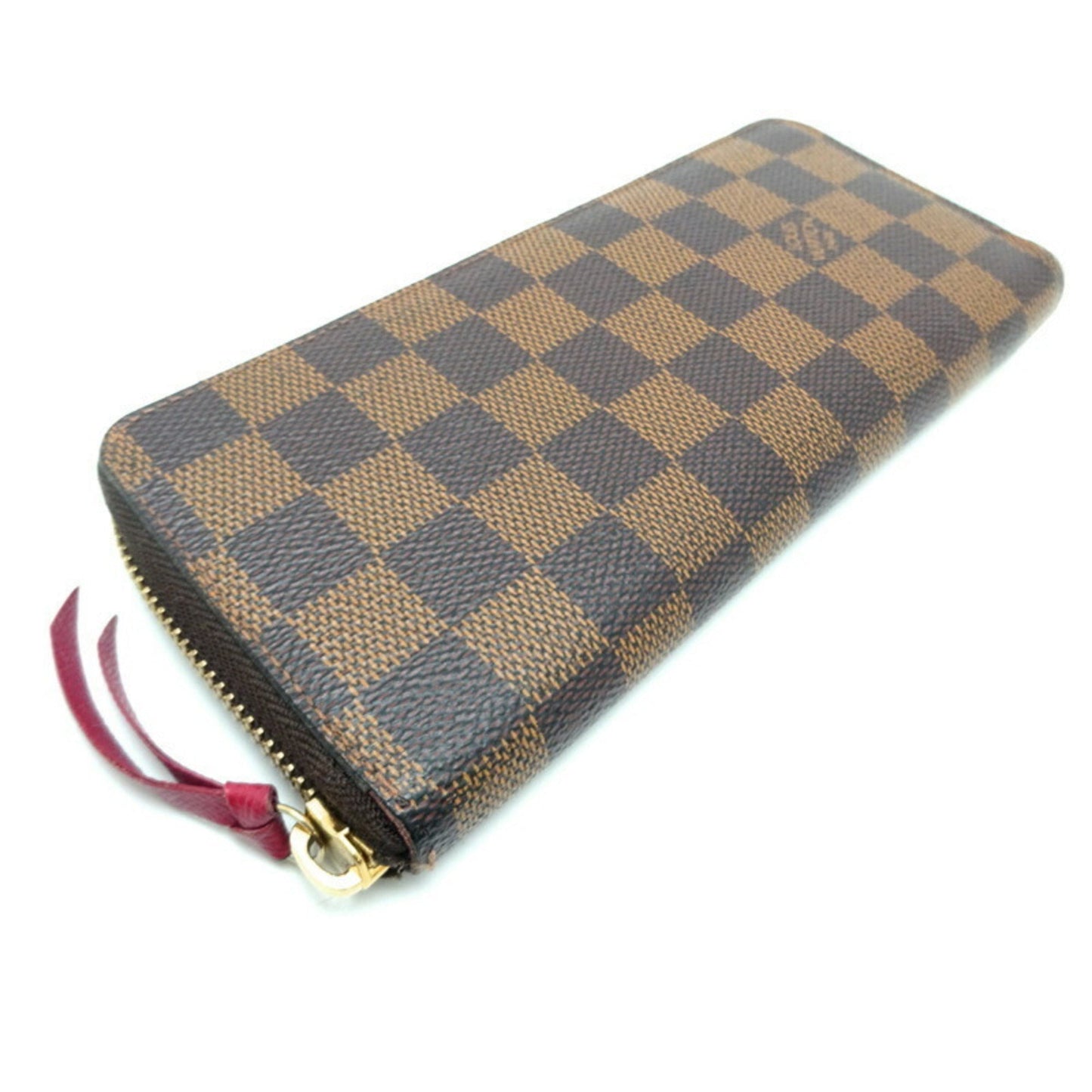 Louis Vuitton Cerise Ebene Damier Canvas Long Wallet (Bi-Fold)