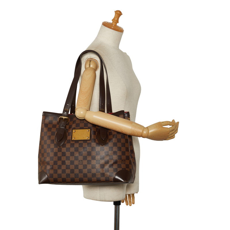 Louis Vuitton Damiere Hamsted MM Handbag N51204 Brown PVC  Louis Vuitton