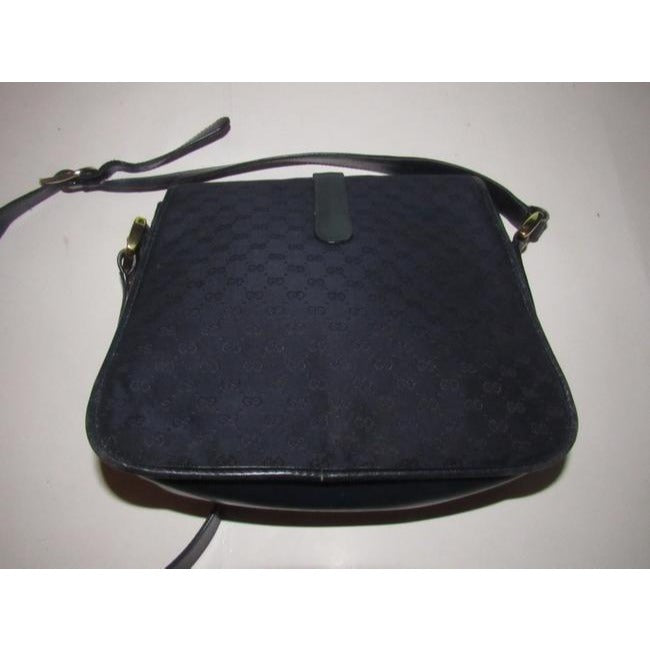 Gucci Vintage Pursesdesigner Purses Blue Leather And Gg Leather Shoulder Bag