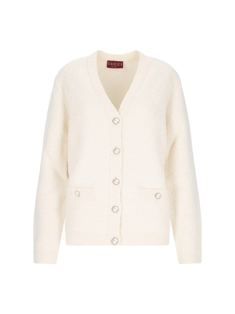 Gucci Women V-Neck Cardigan
