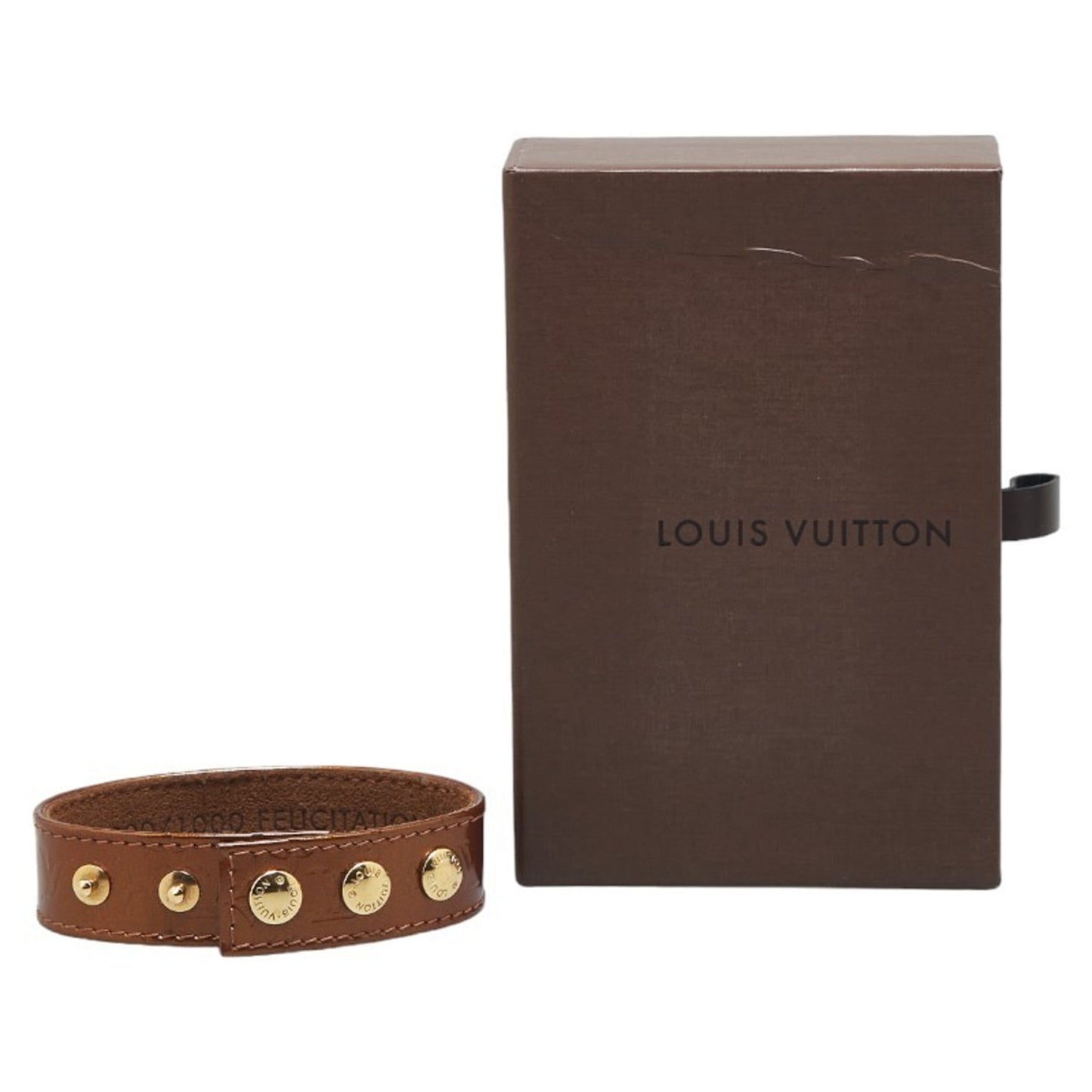 Louis Vuitton  Patent Leather Charm Bracelet