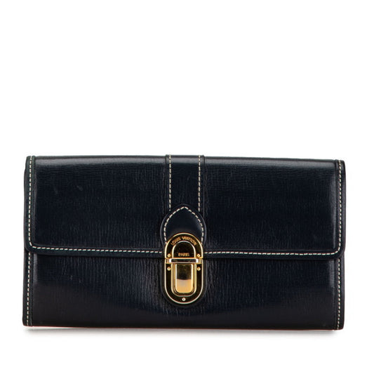 Louis Vuitton Ancre Navy Leather Coin Purse/Coin Case