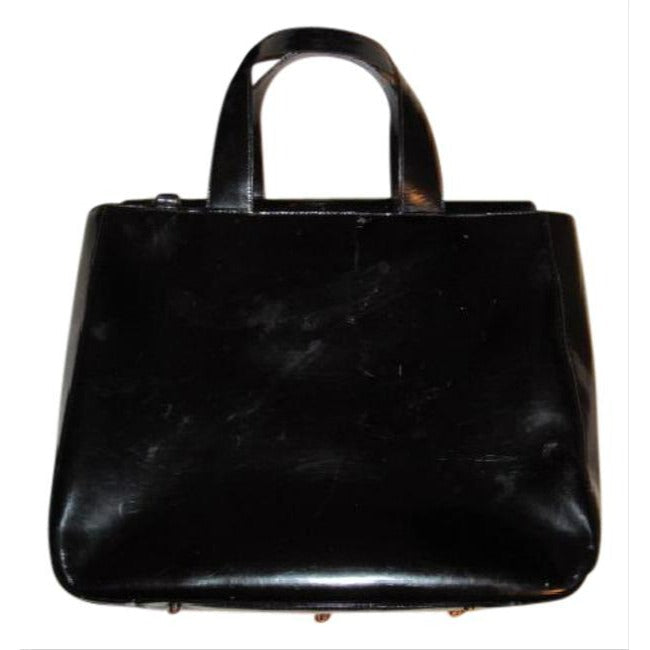 Gucci Soho Vintage Black Patent Leather Satchel