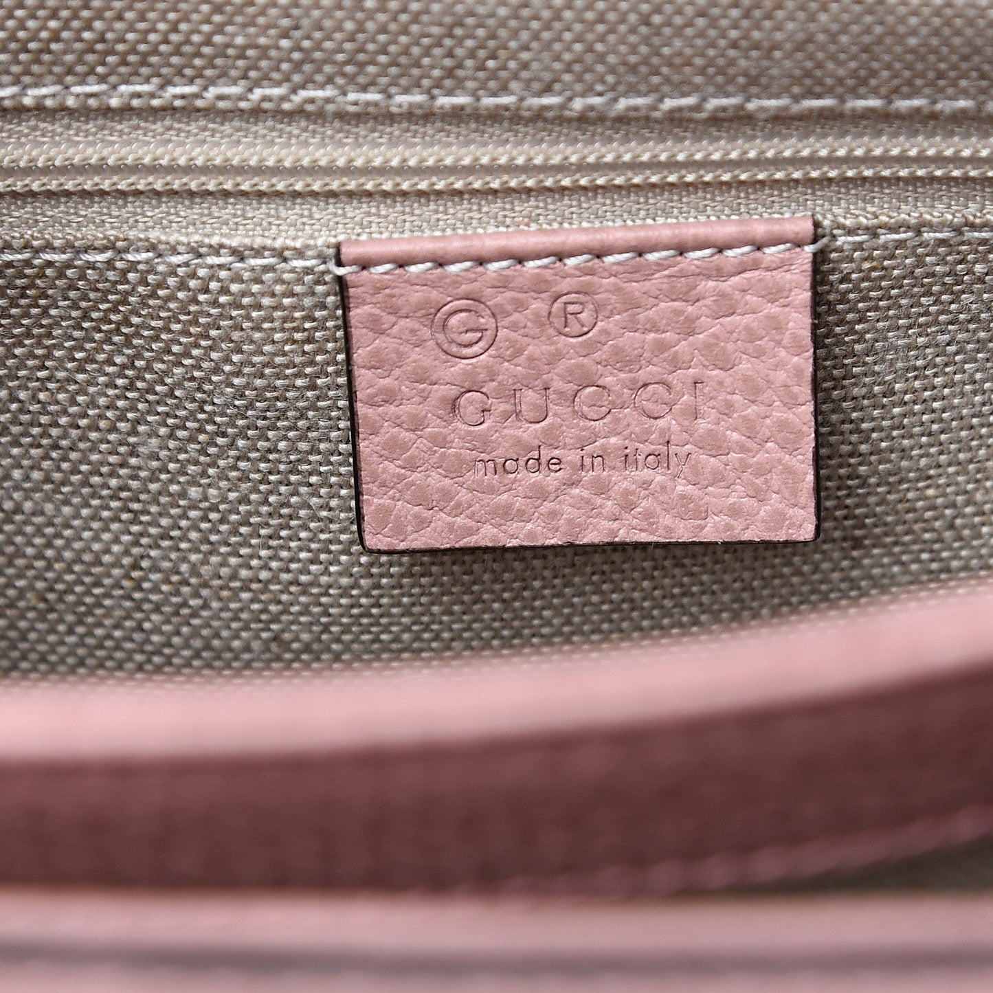 Gucci Large Top Handle Interlocking GG Crossbody in Soft Pink