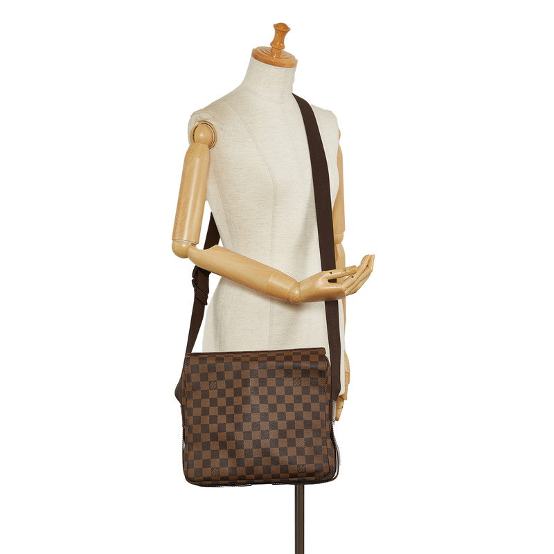 Louis Vuitton Damiere Naviglio N45255 Brown PVC Leather  Louis Vuitton
