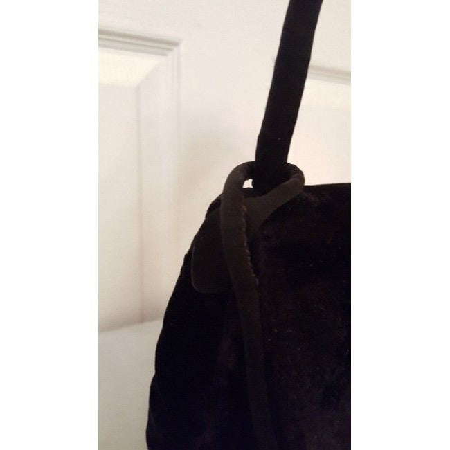 Gucci Vintage Pursesdesigner Purses Black Velvet Shoulder Bag