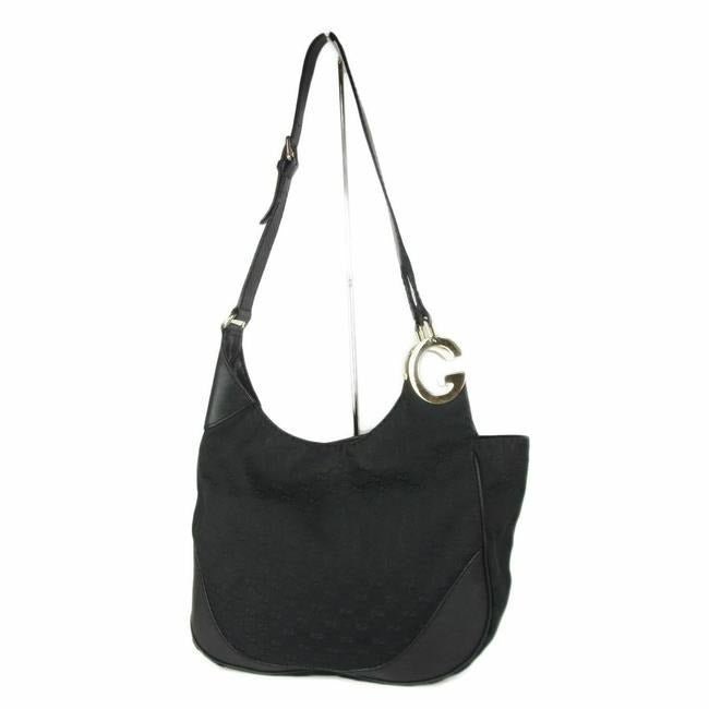 Gucci Black Guccissima Print 'Charlotte' XL Tote