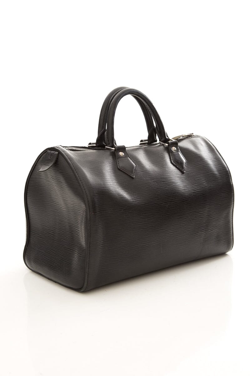 Louis Vuitton 2011 Black Epi Leather Speedy 35 HandBag