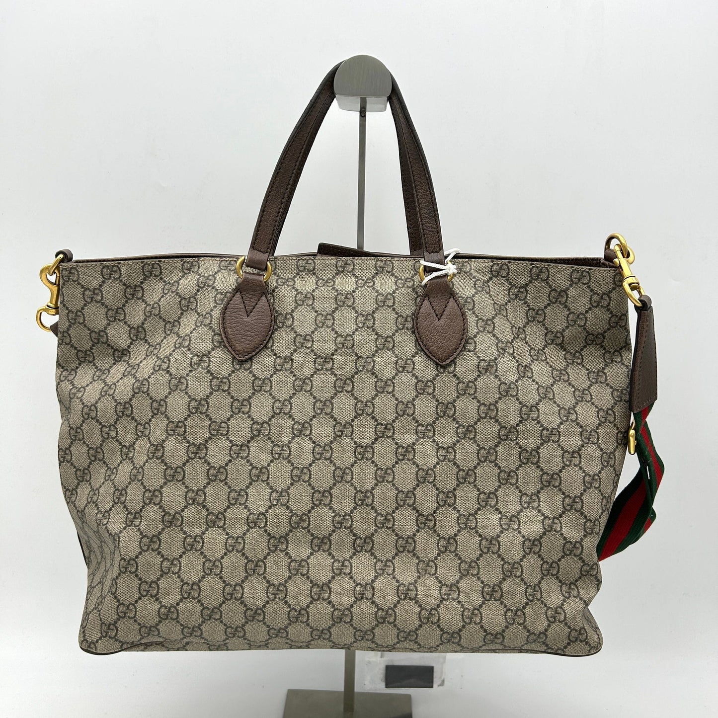 GUCCI Soft GG Supreme Monogram Courrier Large Duffle Bag Beige New Acero Multicolor LA24159
