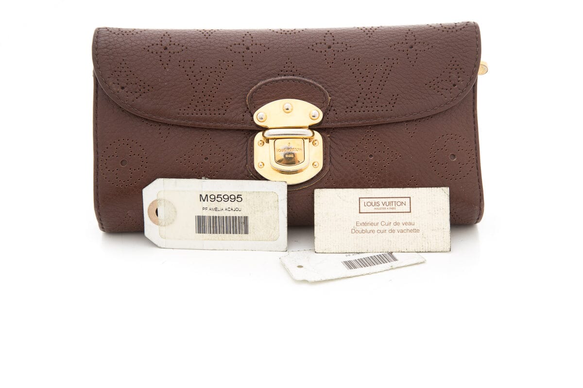 Louis Vuitton 2009 Brown Amelia Continental Wallet