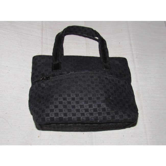 Gucci Top Handle Bag Vintage Pursesdesigner Purses Black Suede Satchel