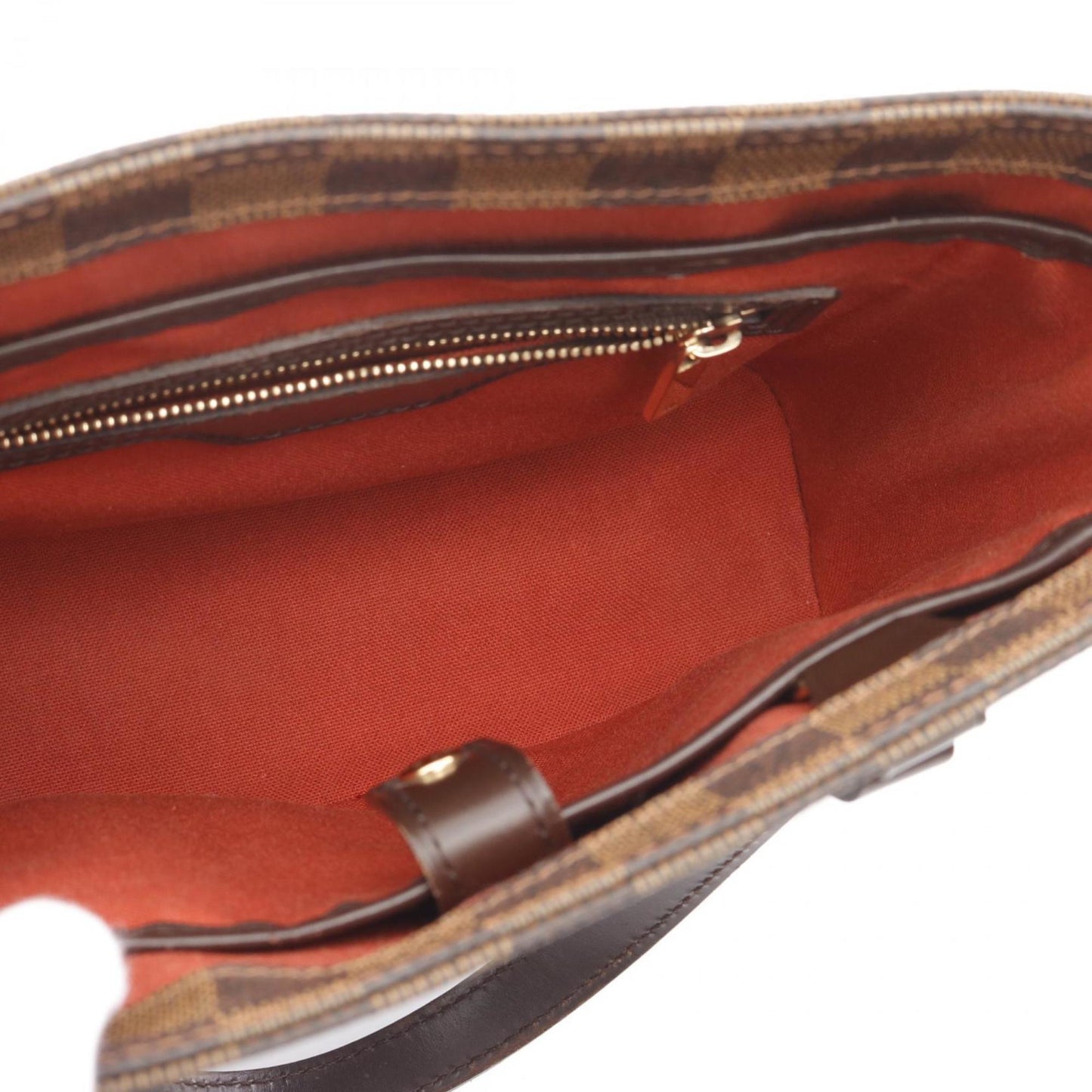 Louis Vuitton  Ebene Coated Canvas Leather Handbag