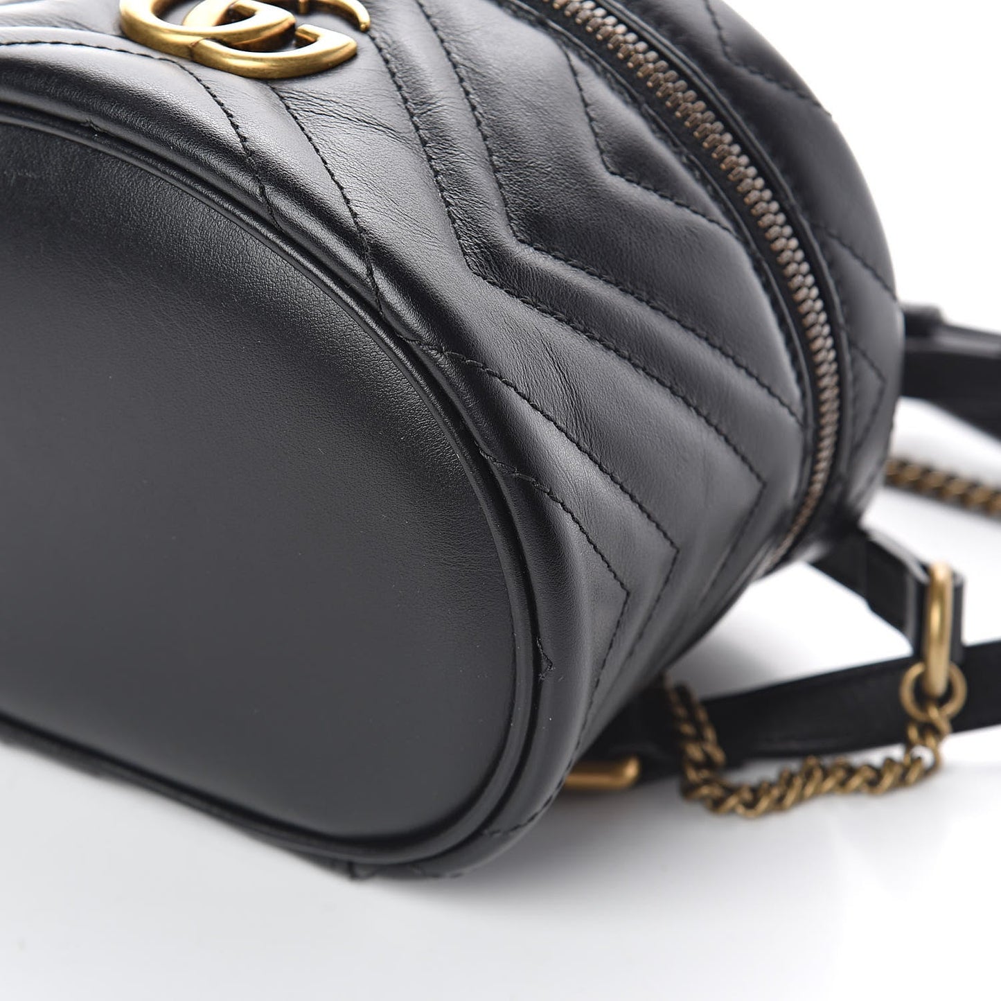 Gucci GG Marmont Matelasse Mini Backpack in Black