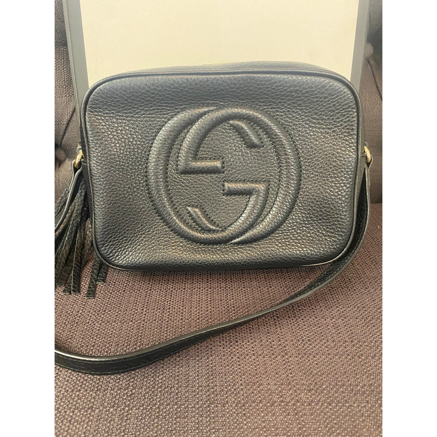 Gucci Soho Leather Bag Black